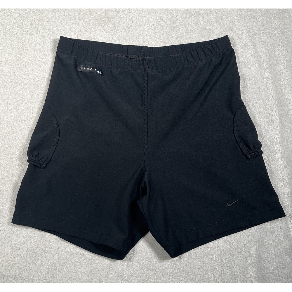 Vtg Nike Shorts Tennis Pickleball Athletic Ball Pocket Swoosh 90s Youth L(12-14) - Picture 1 of 8